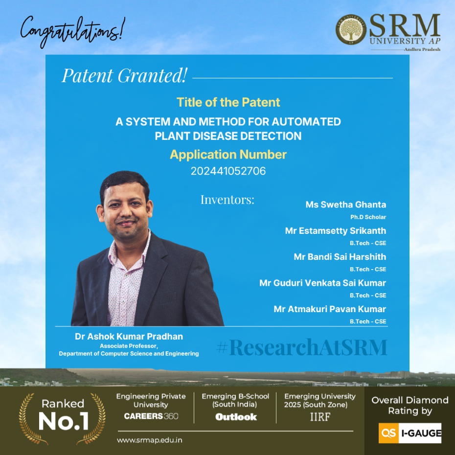 patent-granted-ashok-kumar-pradhan