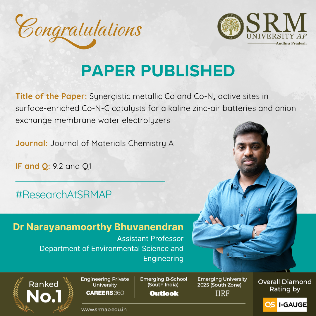Paper Published Dr Narayanamoorthy Bhuvanendran
