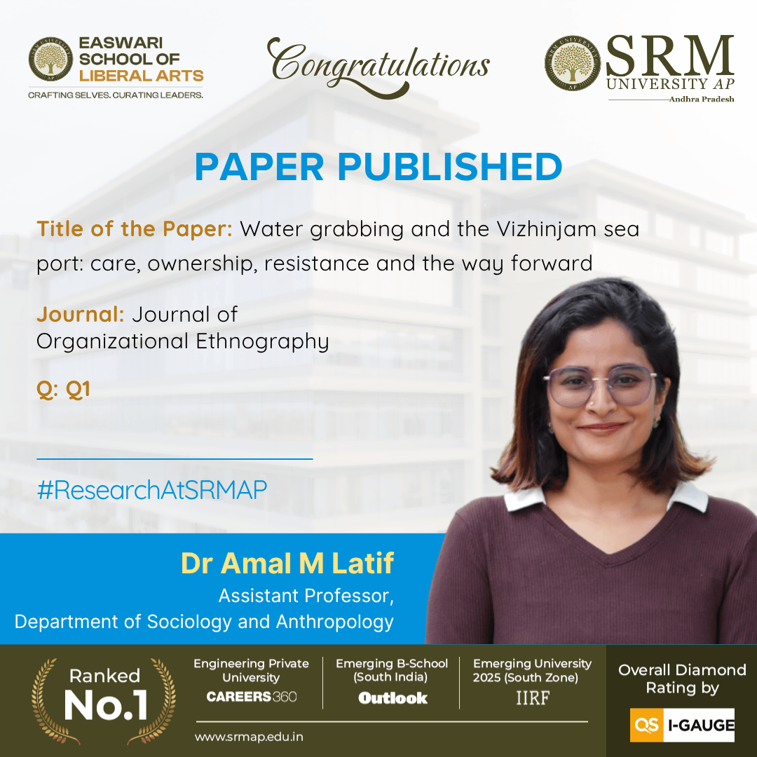 Paper Published on Water Grabbing and the Vizhinjam Sea Port