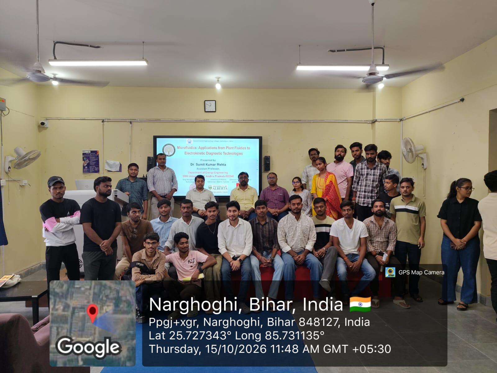 Invited Talk on Microfluidics at GEC Samastipur