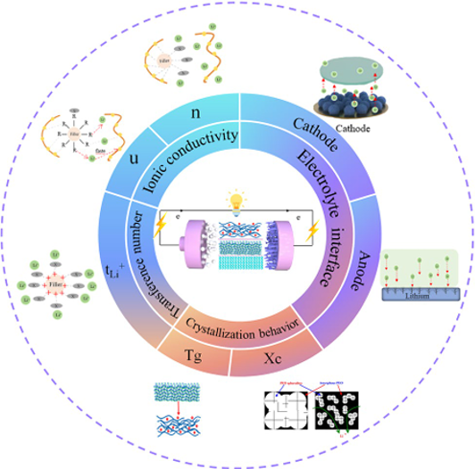 Effects of fillers in composite polymer electrolytes for lithium batteries
